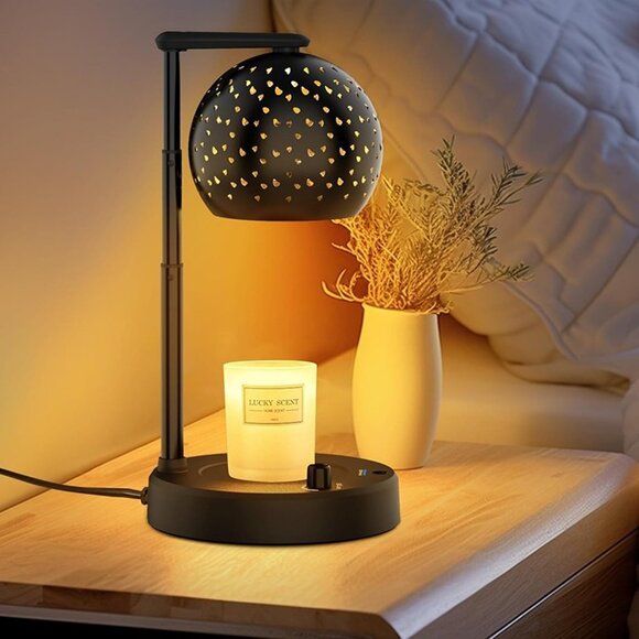 NEW Candle Warmer Lamp, Candle Warmer with Timer and Dimmer - Picture 1 of 8